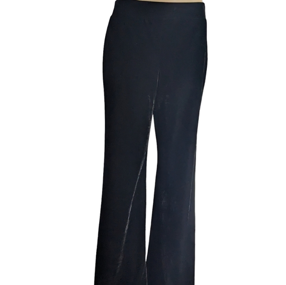 MOSSIMO Black Terciopelo bell Luxury Pants Size L Grande - Picture 3 of 16